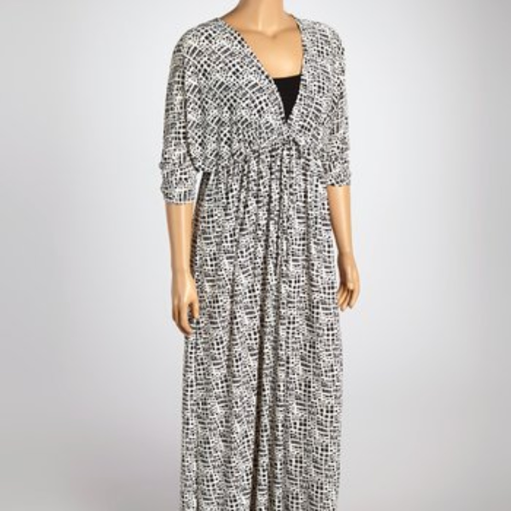 Black & White Maxi Dress